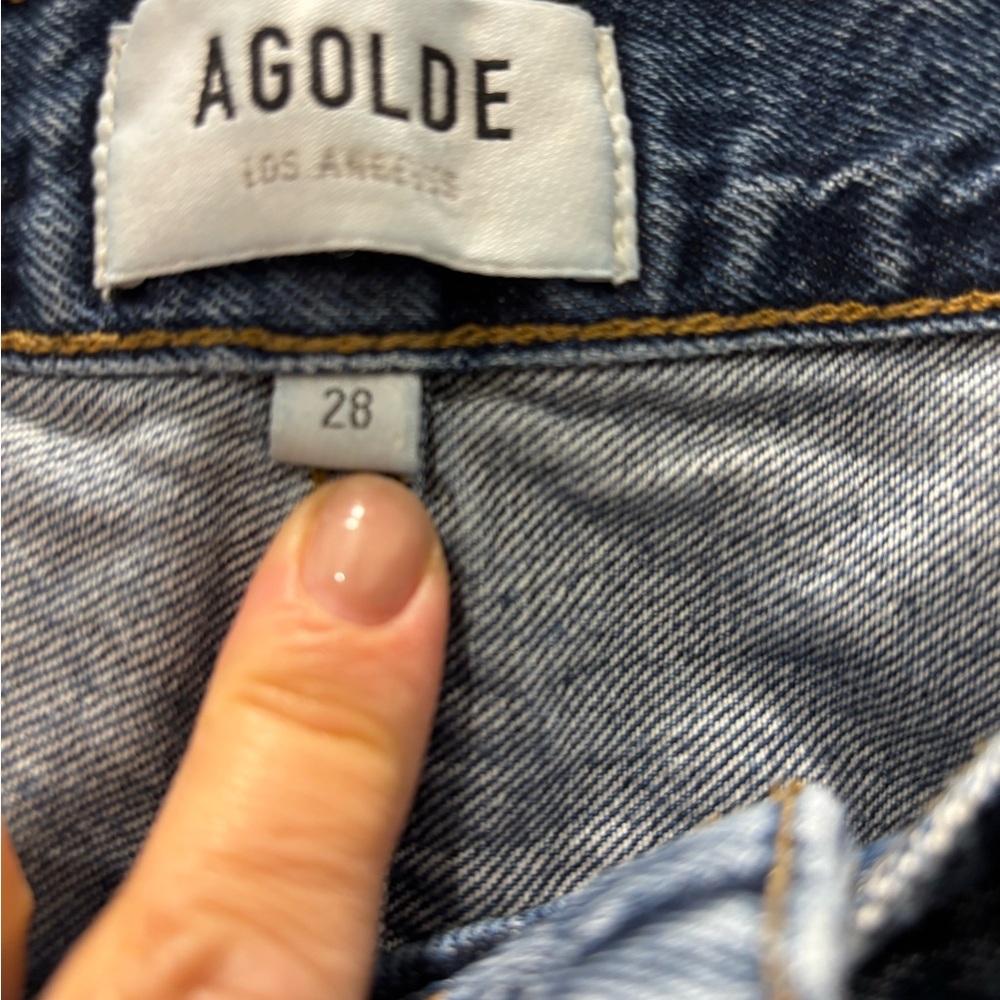 Agolde criss cross jeans 28 - Picture 4 of 7